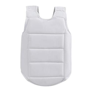 Imagem de rockible Protetor de tórax de karatê, blindagem de costela, colete de taekwondo de fins múltiplos resistentes a desgaste, equipamento de proteção para lutar o , S