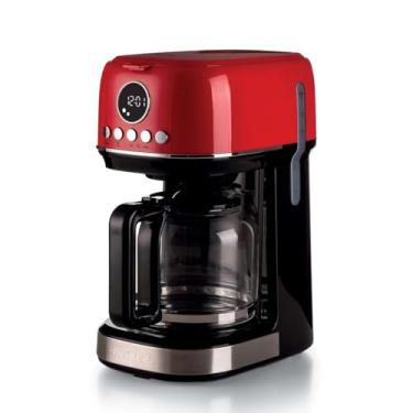 Imagem de Ariete 1396, Cafeteira Americana Linha Moderna, 900 W, Jarra para 15 xicaras, Programável com Display LCD, Filtro Lavável - 127V - Vermelho