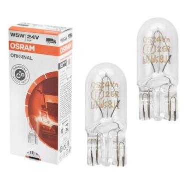 Imagem de 2 un Lâmpadas Pingão Especial Automotiva 5w 24v Ledvance Osram T10