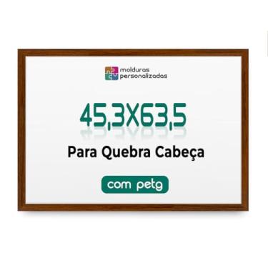 Imagem de Moldura 45,3x63,5 para Quebra Cabeça Grow Puzzle com Proteção Petg (Oncinha)