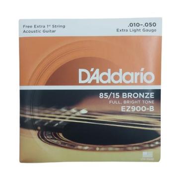 Imagem de Jogo De Cordas para Violão Aço Ez900-B+PL010 - D'Addarío