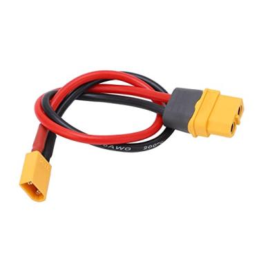 Imagem de XT60 Feminino para XT30 Cabo Adaptador Masculino, Fio Super Macio de Silicone, Forte Compatibilidade para Carros RC, Barcos, Drones, Protege Os Brinquedos de Curtos Circuitos,