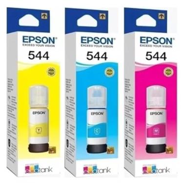 Imagem de Kit 3 - Refil Tinta Eco Tank T544 - Coloridas