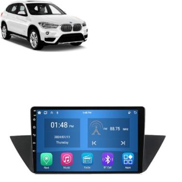 Imagem de Central Multimídia Android 2+32gb Quad-core Para Bmw X1 2009-2015 Carplay Android Auto GPS Rádio WiFi 2 Din