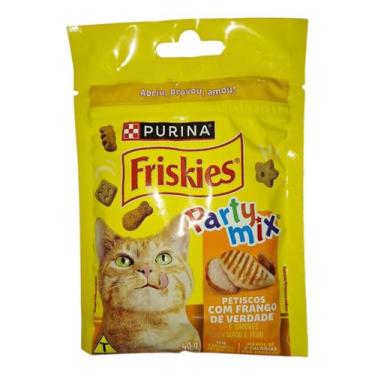 Imagem de Kit c/ 4 Purina Friskies Petisco De Gato Party Mix 40g