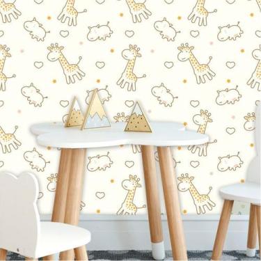 Imagem de Papel De Parede Baby Safari Cute - Inove Papéis de Parede