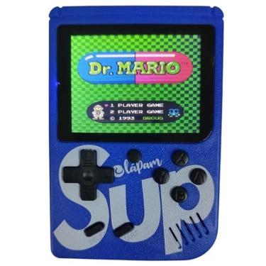 Imagem de Mini Vídeo Game Retrô Portátil Sup 400 Jogos Cor Azul-Unissex