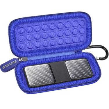 Imagem de Capa para Alivecor KardiaMobile 6L para monitor de eletrocardiograma, suporte compacto também serve para monitor de frequência cardíaca portátil Sec, detector cardíaco (apenas caixa) (azul)