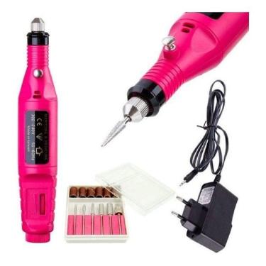 Imagem de Lixadeira Unha Lixa Elétrica Profissional Bloco Motor Bivolt