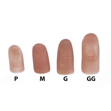 Imagem de Kit de 4 Dedeiras P, M, G, Gg D+