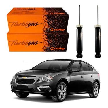 Imagem de Par Amortecedor Traseiro Cruze Hatch 1.8 2011 A 2016 - Cofap
