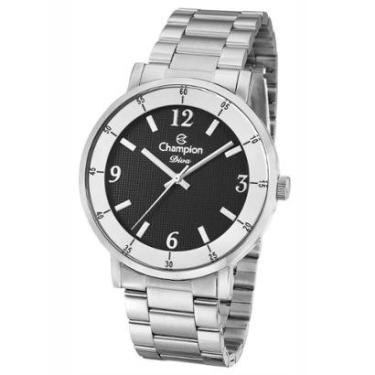 Imagem de Relógio masculino prata Champion 41mm CN29687T-Masculino