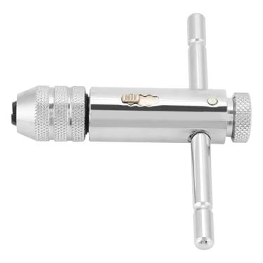 Imagem de Ajustável T Bar Handle Ratchet Tap Wrench M3-M8, Long Handle Ratchet T Wrench Set Com Forward e Reverse Lock para Apertar ou Soltar M5-M12, Ideal para Uso de Espaços Confinados