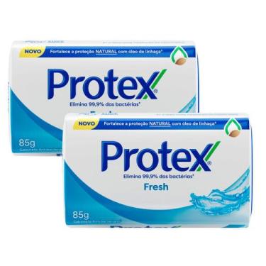 Imagem de Kit 2 Sabonete em Barra Antibacteriano Protex Fresh 85g