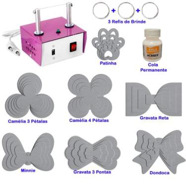 Imagem de Máquina De Cortar Fita Fuxico Camélia Gravata Cola Laço - K2 - Artmaq