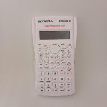 Imagem de Calculadora Científica 240 Funções Com Capa Proteção - NoBrand, Branco
