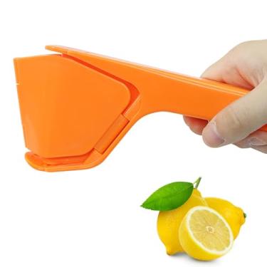 Imagem de Zorfeter Espremedor de limão sem esforço, espremedor manual manual de fácil compressão, espremedor de limão portátil para limões/limões/cítricos (laranja)