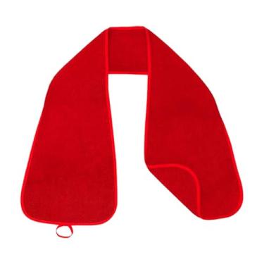 Imagem de Ioensy Babador para adultos, cachecol, babador de jantar, versátil, prático, confortável, moderno, para idosos, à prova d'água, para pais, mulheres e, Vermelho
