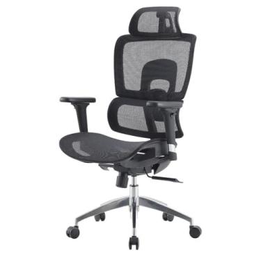 Imagem de Cadeira Tribeca Presidente Ass./Enc. em Tela Braços 2D Reg. Mec. Sincronizado Slider Base Alum. RDZ PU