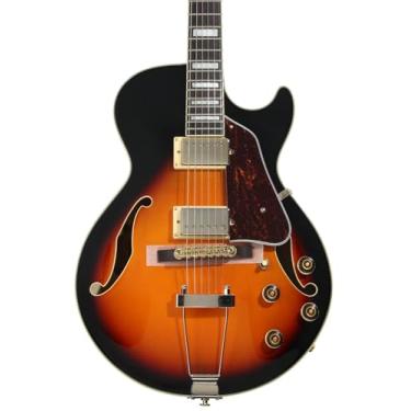 Imagem de Guitarra Semi-Acustica AG AG75-BS Brown Sunburst