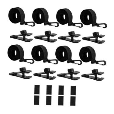 Imagem de Ｂｅｓｇａ Kit de Fixação de Carretel de Cobertura Solar de 8 Peças, Correias de Cobertura Solar para Piscina, 8 Clipes E Fechos de Toque, Acessórios para Correi