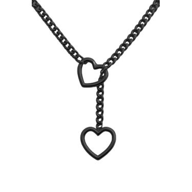 Imagem de Acun Colar feminino de corrente de estrela e lua, gargantilhas, corrente de strass, corrente de luxúria, gargantilha submissa, Aço inoxidável, Sem Pedra Preciosa