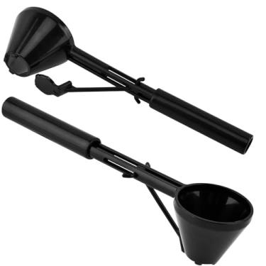 Imagem de Colher multiuso com funil embutido, funil de colher de medição para proteína em pó, grãos de café, recarga de cápsulas de café, garrafas de água e muito mais (2 packs)