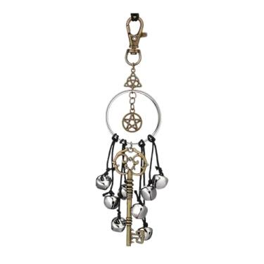 Imagem de Ioensy Kit faça você mesmo com sinos de bruxa para maçaneta de porta, sinos de vento, suprimentos para Wicca, de bruxa para sala de estar Boho, decorações de