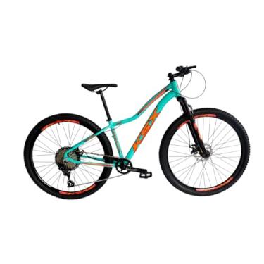 Imagem de Bicicleta Bike Aro 29 MTB Alumínio KSX 12V Marchas Com K7 11x52 Dentes Cabeamento Interno Feminina (VERDE ANIS (ADS LARANJA), 15)