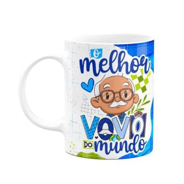 Imagem de Caneca dos Avós Cartoon - O melhor vovô do mundo - M7 - JPS INFO