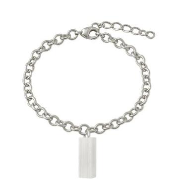 Imagem de Pulseira de Selenita - Cristal Natural, Prata 925
