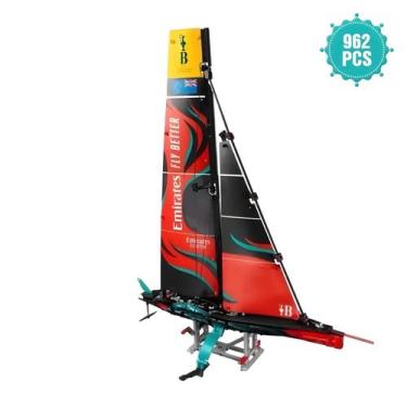 Imagem de Meninos Técnico Equipe Dos Emirados Novo Zelândia AC75 Iate Blocos De 