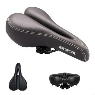 Imagem de Selim city mtb vazado preto bike spinnig academia - GTA