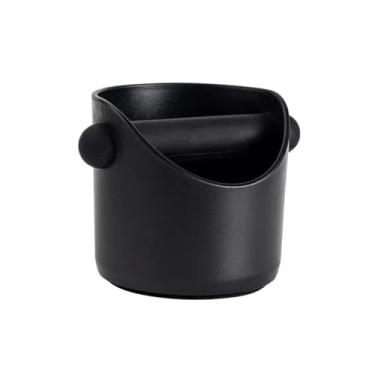 Imagem de Gaveta para Borra de Café Expresso, Plástico Preto, 14 cm x 10 cm, Recipiente Compacto para Descarte