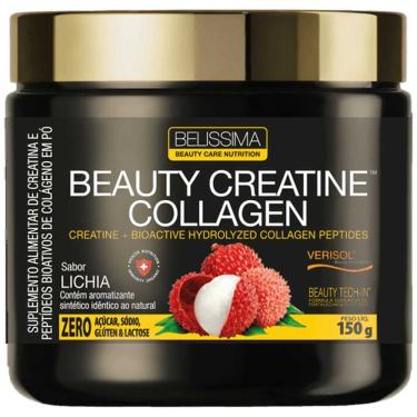 Imagem de Creatina Beauty Creatine Com Colageno 150g Belissima Lichia