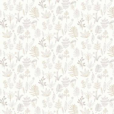 Imagem de Papel De Parede Minime Folhagem Bege 17167