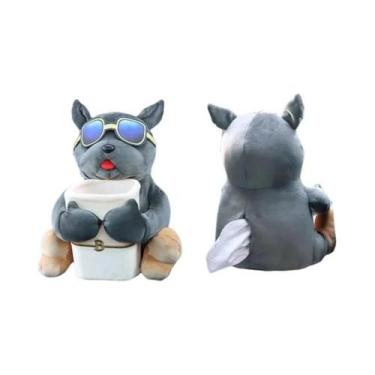 Imagem de Caixa De Tecido Para Carro De Desenho Animado Multifuncional, Armazena