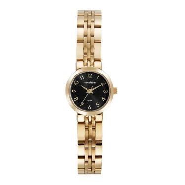 Imagem de Relógio Mondaine Feminino Dourado Preto 32731LPMVDE1-Feminino