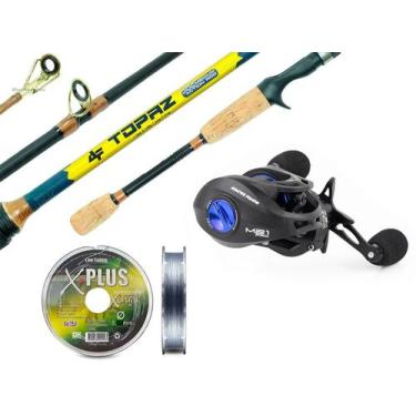 Imagem de Kit Pesca Vara Albatroz Topaz 1,68m 6-12lbs 2P + Carretilha M21 Pro Bl