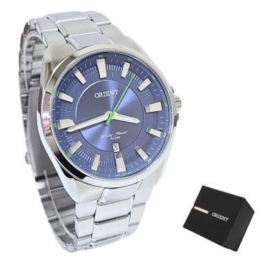Imagem de Relógio Orient Masculino Analógico Prateado Casual MBSS1354 D1SX