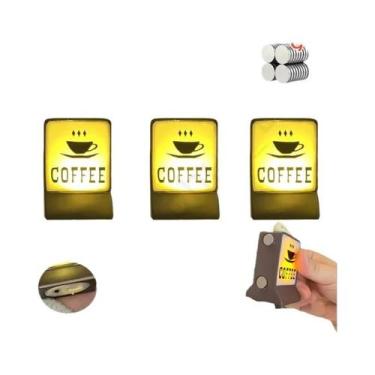 Imagem de Caixas De Luz Luminosa Adesivos Magnéticos Para Geladeira Decorações C