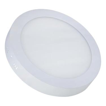 Imagem de Plafon LED 25W Sobrepor Redondo 6500K Ideal para Ambientes Claros e Modernos