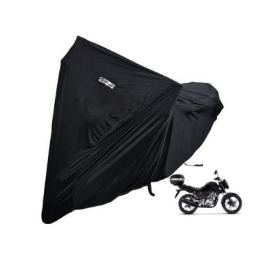 Imagem de Capa Moto Lycra Tecido Honda CG 150 160 com Baú - Kahawai Capas