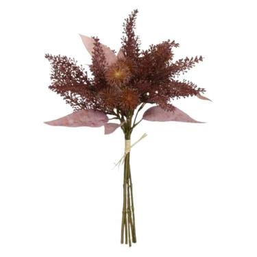 Imagem de Flor Artificial 44cm Ramalhete Buque Simulação Planta Neutro Mix De Flores Eucalipto (Ramalhete 38cm)