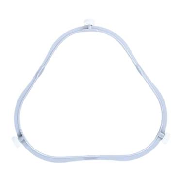 Imagem de Llazsybz Prato Giratório para Micro-ondas com Anel de 15 Mm E Roletes Resistentes, Suporte para Bandeja E Prato de Vidro