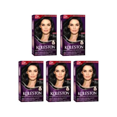 Imagem de Coloraçao Koleston 1.0 Preto Infinito - Kit C/5Un