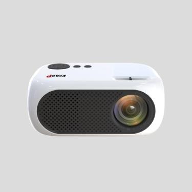 Imagem de Mini projetor, projetor portátil de vídeo REAPP 2025 atualizado Full HD 1080p, presente infantil, projetor de cinema em casa compatível com Android/iOS/Windows/TV Stick/HDMI/USB (preto)