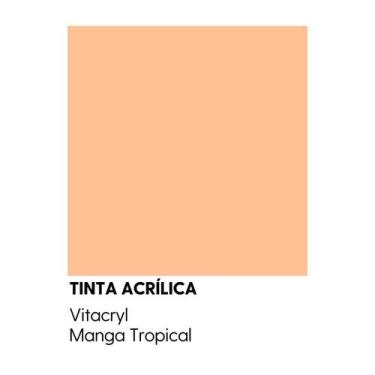 Imagem de Tinta Semibrilho Premium Laranjas - Vitacryl, Manga Tropical, 3,6 lts