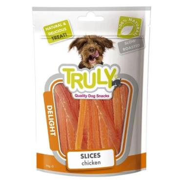 Imagem de Petisco para Cães Truly Delight Fatias de Frango 90g