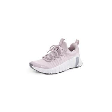 Imagem de Nike Tênis feminino Free Metcon 6 para treino, Violeta platina/branco/cinza cimento, 42